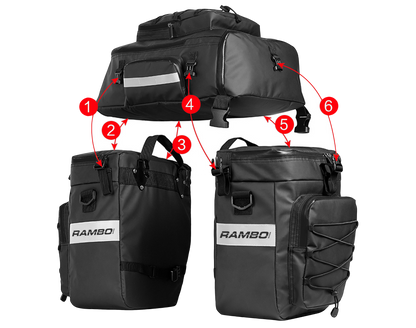Waterproof Triple Accessory Bag