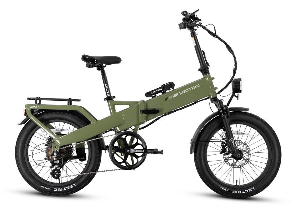 Lectric eBikes - XP4 750 Step-Over Long-Range eBike: Max 85mi/28mph + LevelUp Rack/Seat Post/Elite Headlight/Bike Lock/Phone Mount